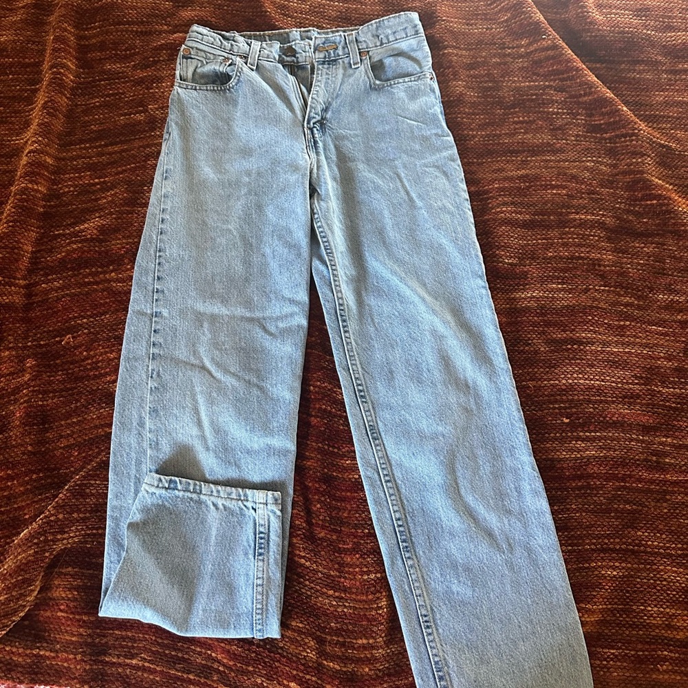 Vintage Levi's Light Blue Straight Leg Jeans
